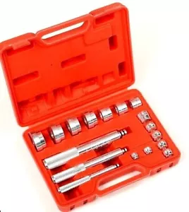 17 pcs Bushing Seal Installer Remover Bearing Race Driver Tool Automotive Metric - Bild 1 von 2