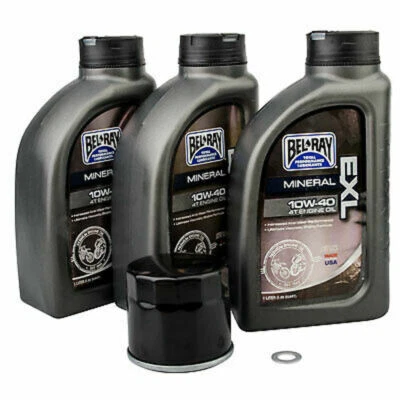 Kit de cambio de aceite: King Quad 450/500/750AXi 07-24, Bel-Ray EXL 10W-40 y filtro, Foto 1 de 2
