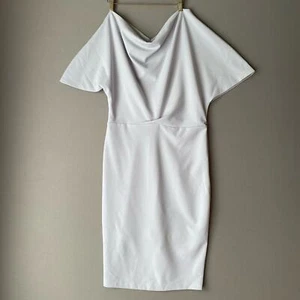 Alexia Admor size L boat neck eggshell blouson sheath dress - Picture 1 of 11