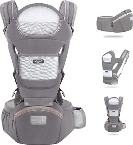 Tragesack Kleinkinder Ergonomic, Tür Kind Mit Sitz Multiposition, Mit Armlehne - Bild 1 von 12