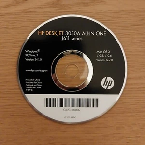 Original HP Deskjet Printer CD Driver Disc HP3050A J611 Series - Picture 1 of 2