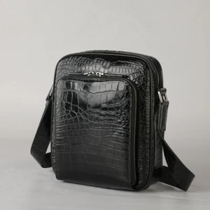 Modische neue Herren-Einzelschultertasche aus Leder Business Freizeit Cross Bag - Bild 1 von 13