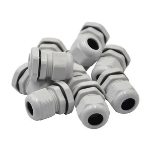 10 Pack IP68 PG13.5 White Nylon Cable Gland 6-12mm Cable Range - Bild 1 von 4