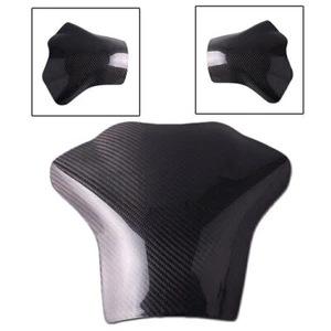 Black Fuel Gas Tank Pad Fairing Protector Carbon Fiber For Yamaha YZF R1 2004-06 - Bild 1 von 8