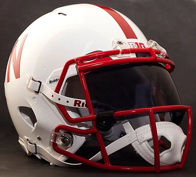 *CUSTOM* NEBRASKA CORNHUSKERS NCAA Riddell Speed AUTHENTIC Football Helmet - Image 1 of 4