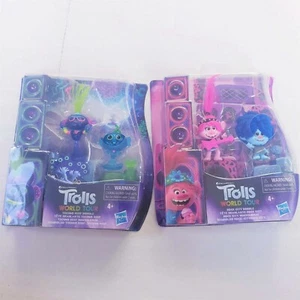 Figuras Trolls World Tour Poppy Branch Kring Trollex Techno - Imagen 1 de 11