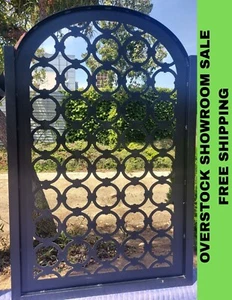 Metal Gate Modern Urban Pedestrian Walk Iron Garden Gate driveway gate - Picture 1 of 5