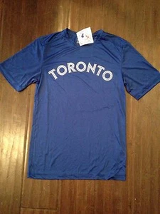 Toronto Blue Jays NEW Mens XLarge Polyester Logo T-Shirt . MLB Baseball Tee NWT - Picture 1 of 3