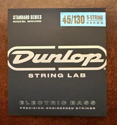 DUNLOP DBN45130 (45-130) 5-STR BASS STRINGS. 5 SETS. $85 ($17ea) FREE SHIPPING - Image 1 of 2