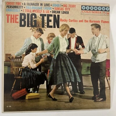 ROCKY CURTIS & THE HARMONY FLAMES "The Big Ten" 1950s Rocky** Harmony Flames LP - Image 1 of 4