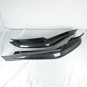 100% Echt DRY CARBON HECK SIDE SPLITTERS Heck-Winglet für BMW M3 G80 G81 - Picture 1 of 14
