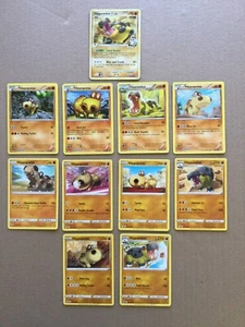 11x Old Pokemon Hippopotas & Hippowdon Card Bundle - Old & Modern NM to MP - Picture 1 of 7
