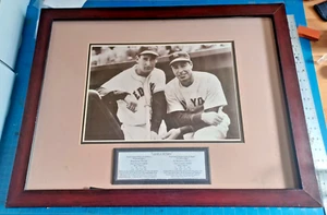 Legends of the Game Williams and DiMaggio 10.75 x 14 Framed Photo /Near Mint - Picture 1 of 7