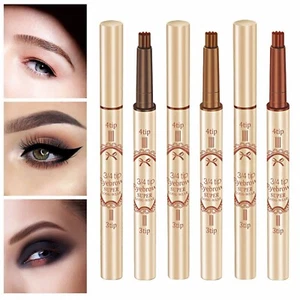Eyebrow Pen Microblading Eyebrow Pencil With A Micro Fork Tip Applicator - Picture 1 of 20