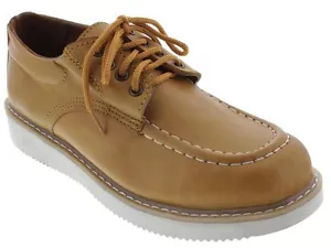 Zapatos de cuero casuales resistentes duraderos para hombre con cordones - Imagen 1 de 7