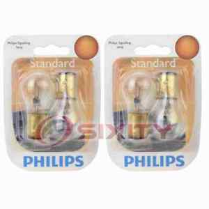 2 pc Philips Tail Light Bulbs for Lincoln 66H Series 76H Series 876H Series nm