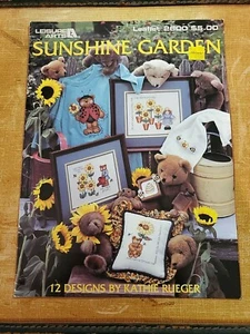 SUSHINE JARDÍN GIRASOL OSO DE PELUCHE MUESTRA PUNTO DE CRUZ PATRÓN ENVÍO GRATUITO - Imagen 1 de 2
