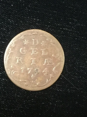 1794 Netherlands  Nice Grade See Photos Colonial Coin! Cover
