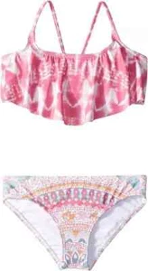 Billabong L94801 Kids Medallion Madness Flutter Set Tahiti Pink Girl’s Size 8 - Picture 1 of 2