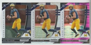 Shea Patterson 2020 PANINI PRIZM DRAFT PICKS ROSA Y PLATA PRIZM/299 + LOTE RC - Imagen 1 de 1