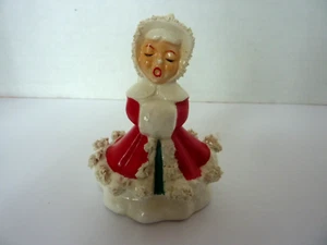 Vintage Artmark Porcelain Singing Christmas Angel Bell-Figurine JAPAN 4”H* - Picture 1 of 6