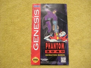 Phantom 2040 - Sega Genesis - solo manuale istruzioni originale - Foto 1 di 2