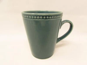 Beaded Teal by Home Mug All Teal, Beaded Edge b109 - Picture 1 of 2