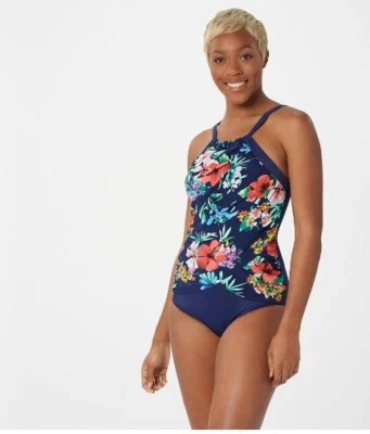 DreamShaper Traje Milagroso Jardín Inglés Lexi Cuello Alto Traje de Baño de Una Pieza 8 Nuevo Foto 1 de 4