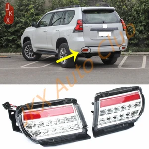 For Toyota Land Cruiser Prado 2010-2018 p LED Rear Bumper Fog Lights Tail Lamps - Picture 1 of 6