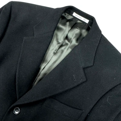 Hugo Boss Men’s Poseidon Wool/Cashmere 3-Button Blazer Black • USA • 38S - Image 1 of 4
