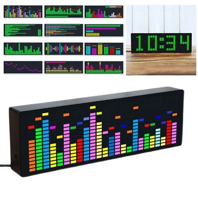 New Music Spectrum Indicator VU Meter VFD Audio Level Display Amplifier BoardxD - Image 1 of 4