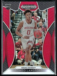 Romeo Langford 2019-20 Panini Prizm Draft Picks Red RC #80 Indiana Hoosiers