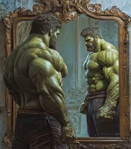 Original male interest Mixed Media Painting-"Incredible" - Picture 1 of 1
