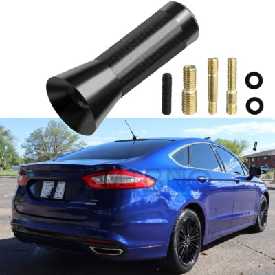Carbon Fiber 1.4" Roof Antenna Short Mast Accessories For Ford Fusion 2006-2020 - Image 1 of 4