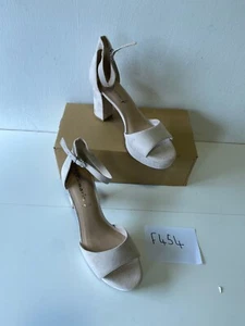 Tamaris Sandalias Tacón Alto en Natural GB 7 Eur 41 (F454) - Imagen 1 de 5