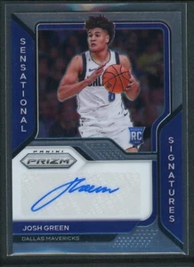 2020-21 JOSH GREEN AUTO PANINI PRIZM SENSATIONAL SIGNATURES ROOKIE RC AUTOGRAPHS - Foto 1 di 2