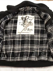 Excelled Wool Bomber Jacket Size 42 Argentina VTG Coat Aviator - Picture 1 of 13