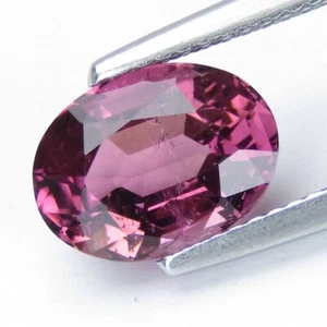 Llamativa piedra preciosa de Mozambique forma ovalada de turmalina rosa natural de 2,75 quilates 10x7,6 mm - Imagen 1 de 6