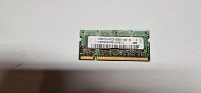 MEMORIA RAM HYNIX DDR2 512 MB 667 Mhz HYMP564S64CP6-Y5 AB LAPTOP - Immagine 1 di 2