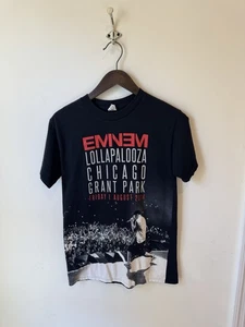 rare eminem lollapalooza t- shirt chicago  small mens  2014 lollapalooza - Picture 1 of 5