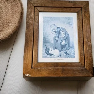 Von Kaulbach The Intruder Print rustikaler Holzrahmen - Bild 1 von 5