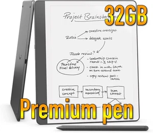 [Open] Amazon Kindle Scribe Notebook with Premium Pen Redesigned 32GB (2024) - Picture 1 of 8