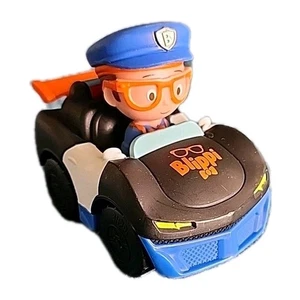 Mini vehículo Blippi coche de policía policía Kideo Jazwares 2019 - Imagen 1 de 8