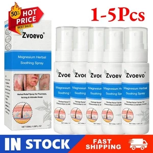 1-5x Zvoevo Magnesium Herbal Psoriasis Spray, Magnesium Herbs Hauts - Picture 1 of 16
