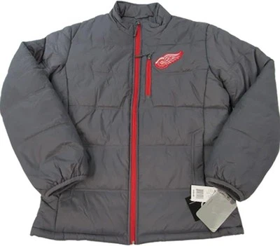 New Detroit Red Wings Mens Sizes M-L-XL-2XL Puffer Jacket Coat $100 - Image 1 of 4