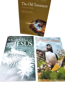 Lot 3 Religious Books - Mornings With Jesus 2019 All Gods Creatures / Coursebook - Bild 1 von 12