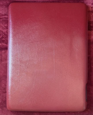 94-01 Dodge Ram 1500 2500 Red Leather Center Console Lid OEM - Image 1 of 4