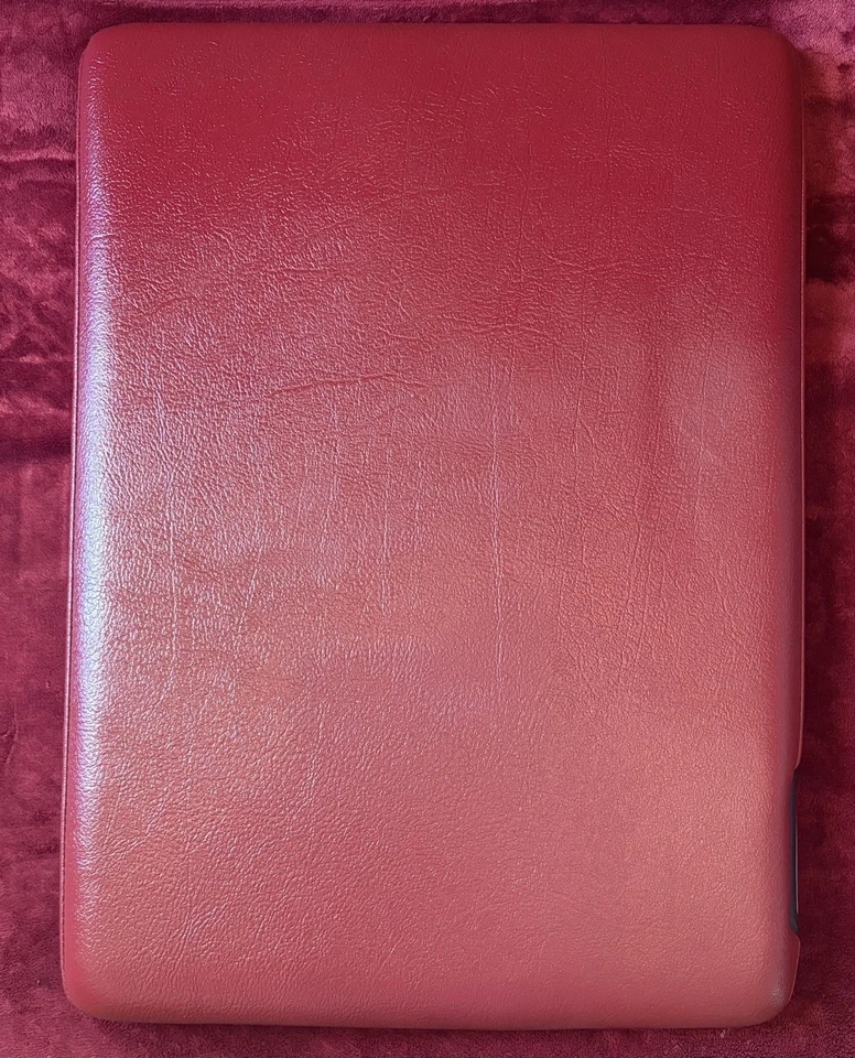 94-01 Dodge Ram 1500 2500 tapa de consola central de cuero rojo OEM Foto 1 de 4