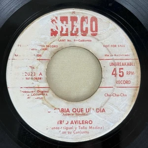 Rare Latin 45 - Trio Avileno - Marta Avileno - CHA CHA Seeco Promo HTF HEAR - Imagen 1 de 4