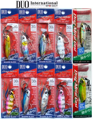 DRAG METAL CAST SLOW JIG Duo 30Gr. 1-1/8Oz Shore Jigging, JIG, Salzwasserangeln - Bild 1 von 4